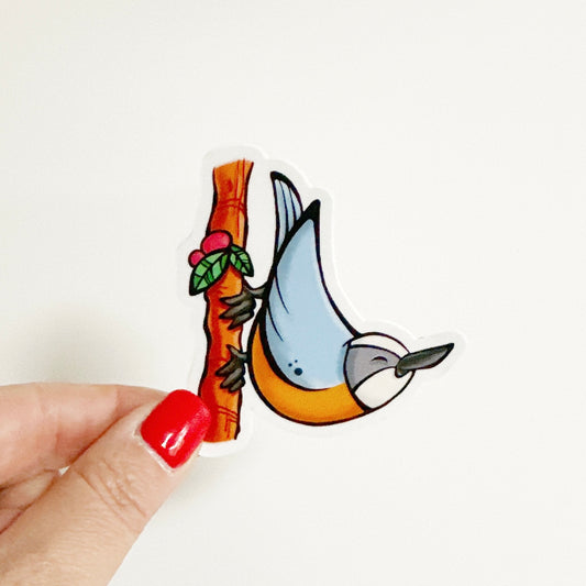 Nuthatch Cut Sticker