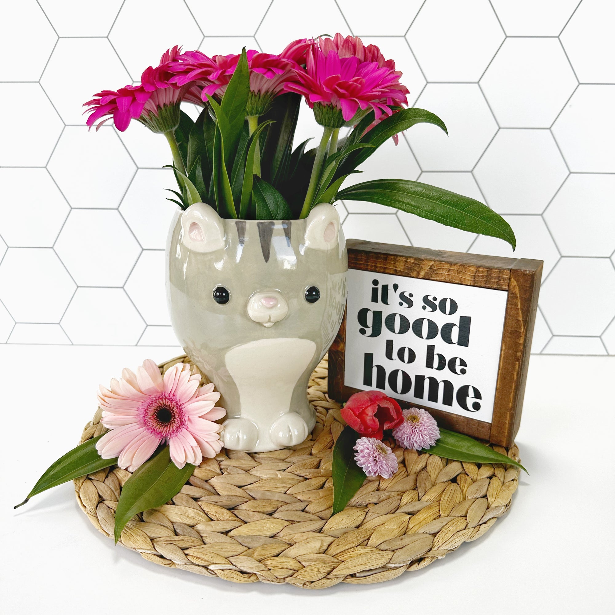 Kitty Flower Vase