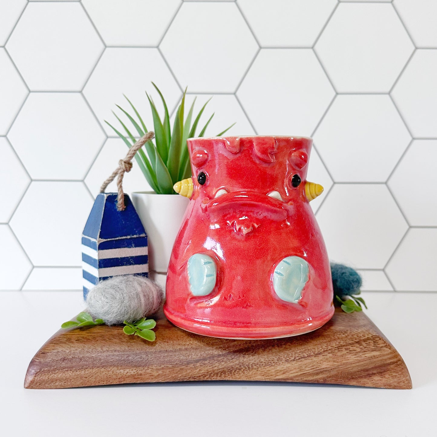 Red Monster Mug 1