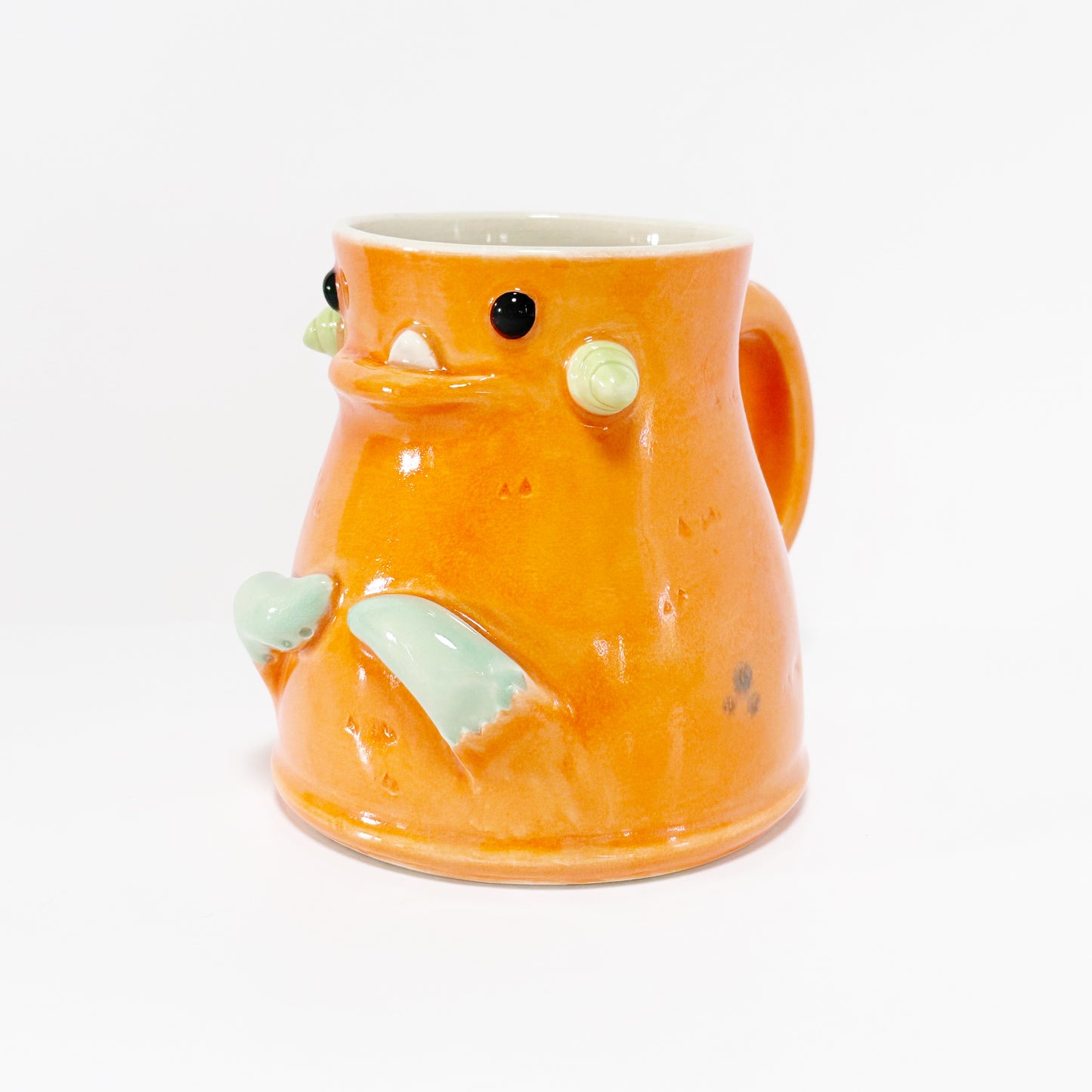 Dark Orange Monster Mug 2
