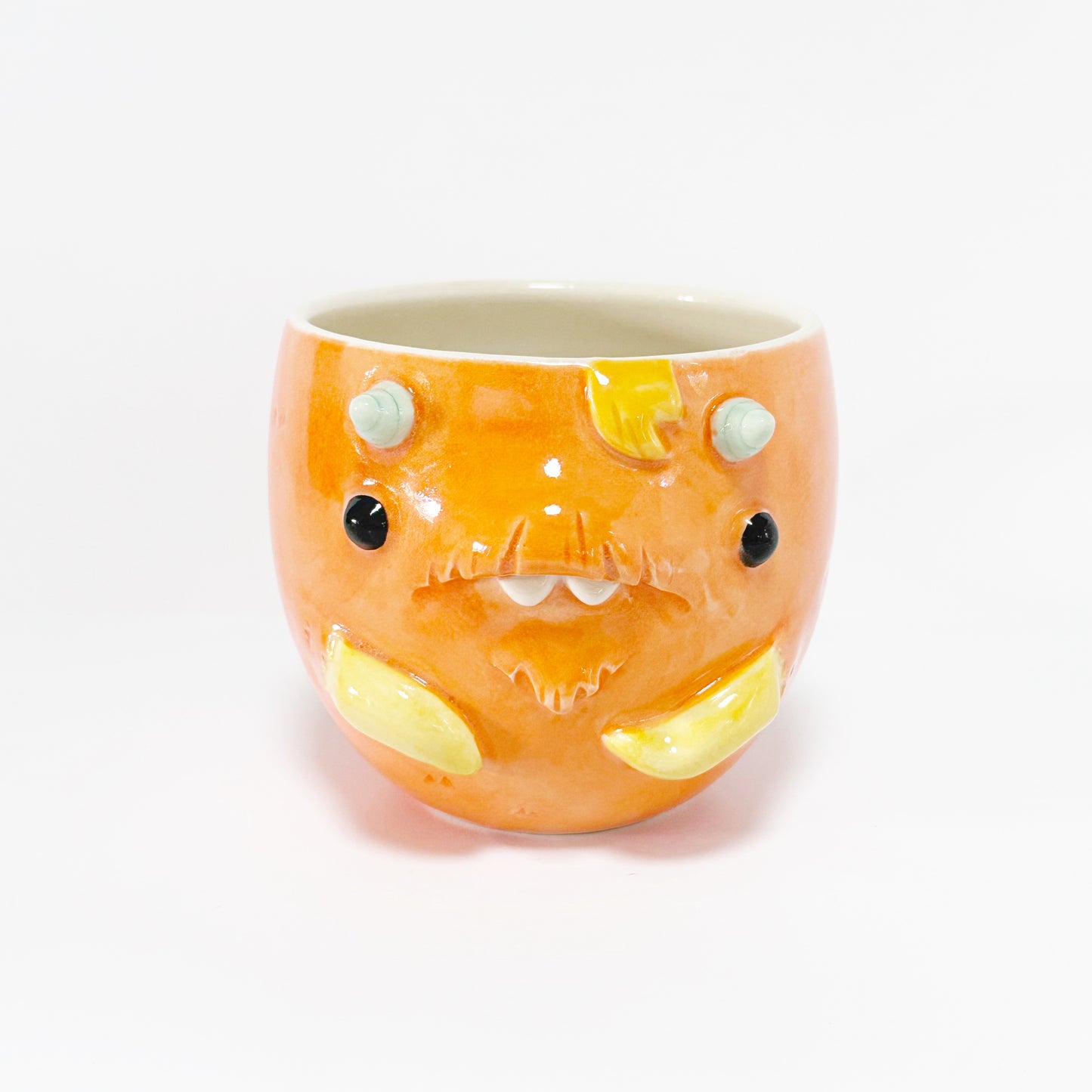 Dark Orange Monster Mug 7