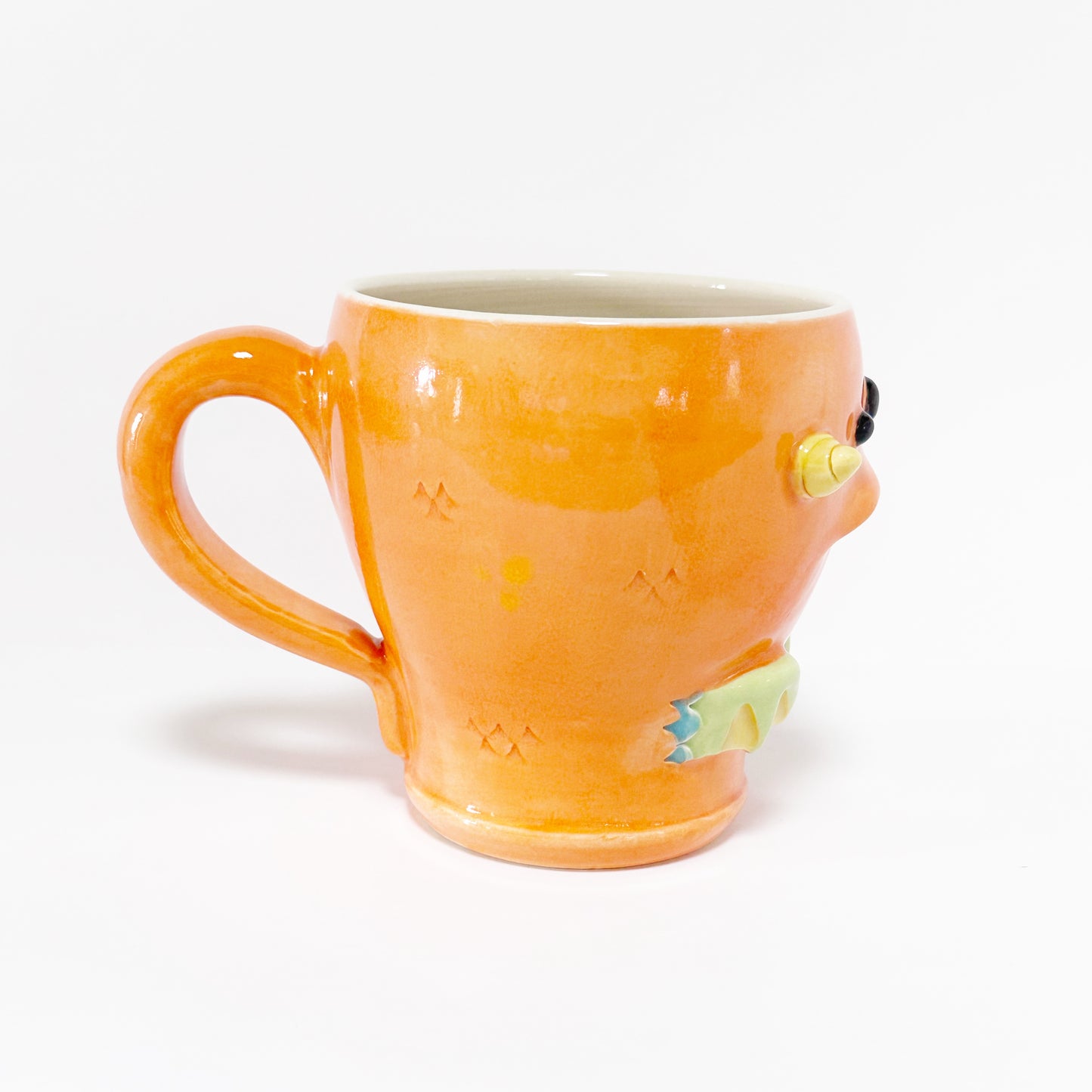 Dark Orange Monster Mug 16