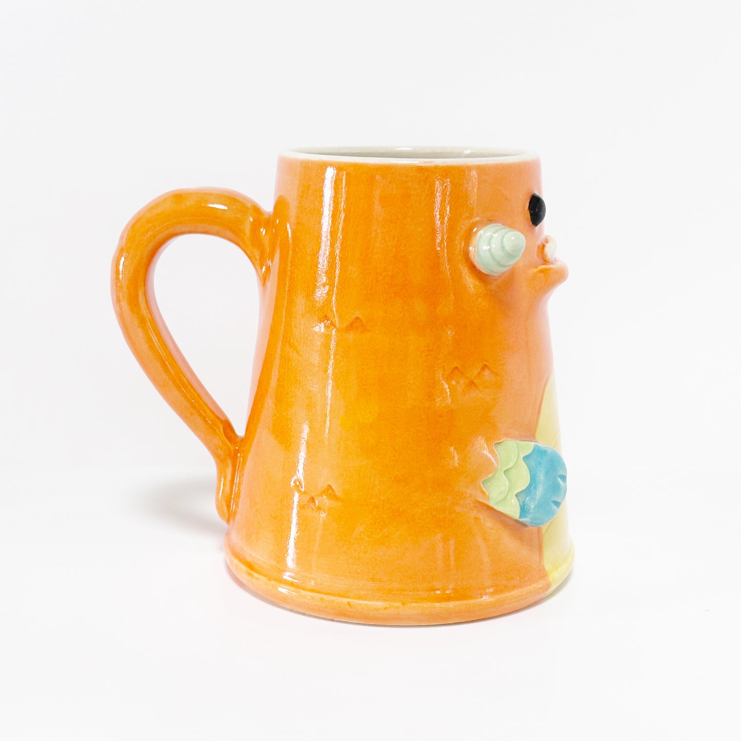 Dark Orange Monster Mug 18