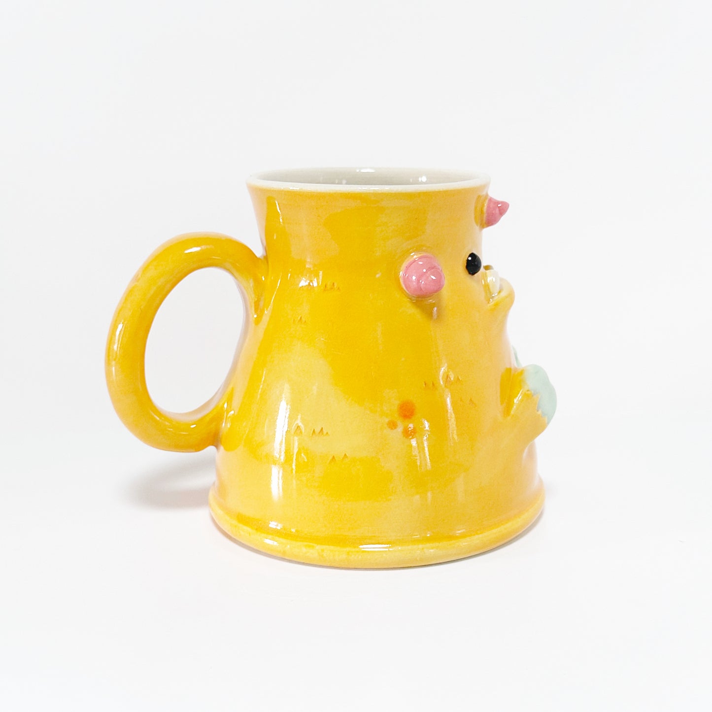 Light Orange Monster Mug 2