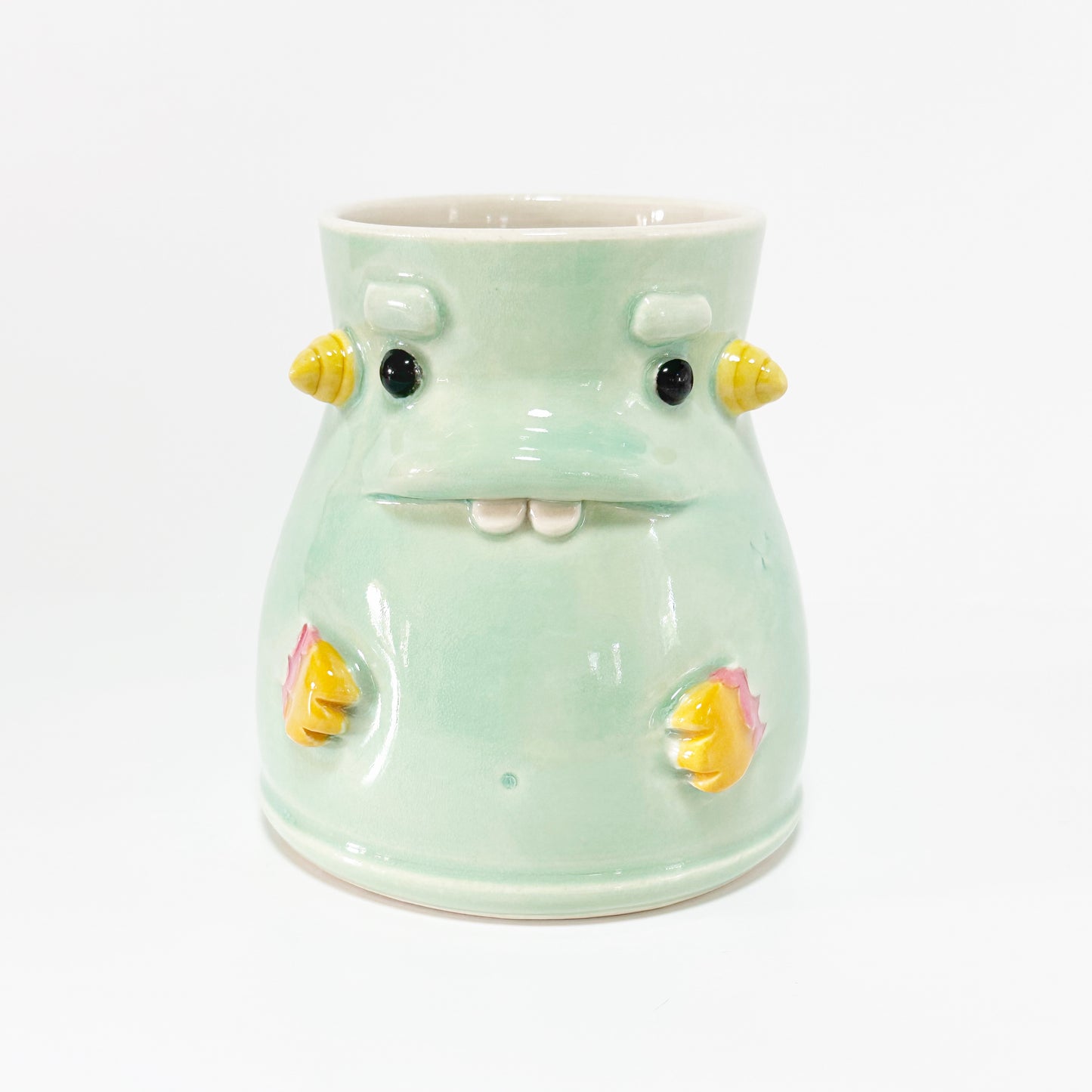 Teal Monster Mug 1