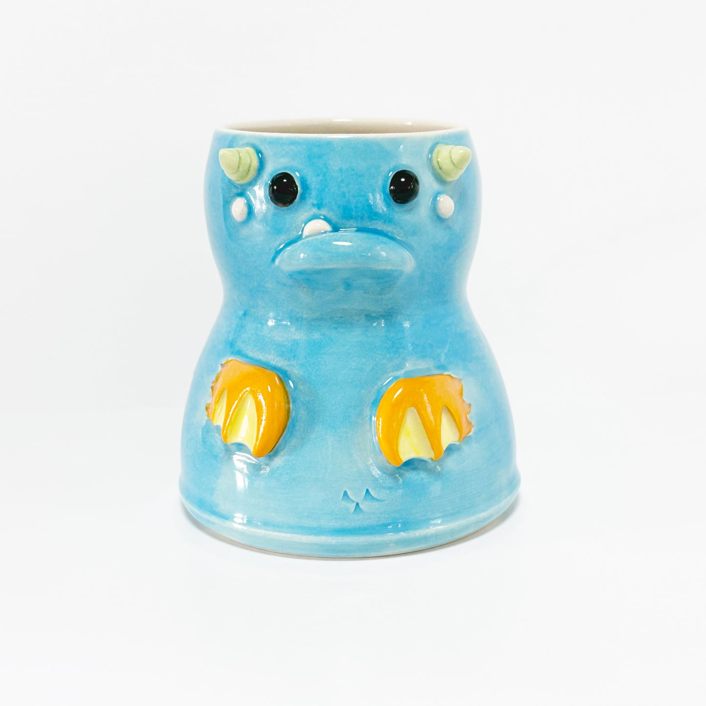 Dark Blue Monster Mug 6