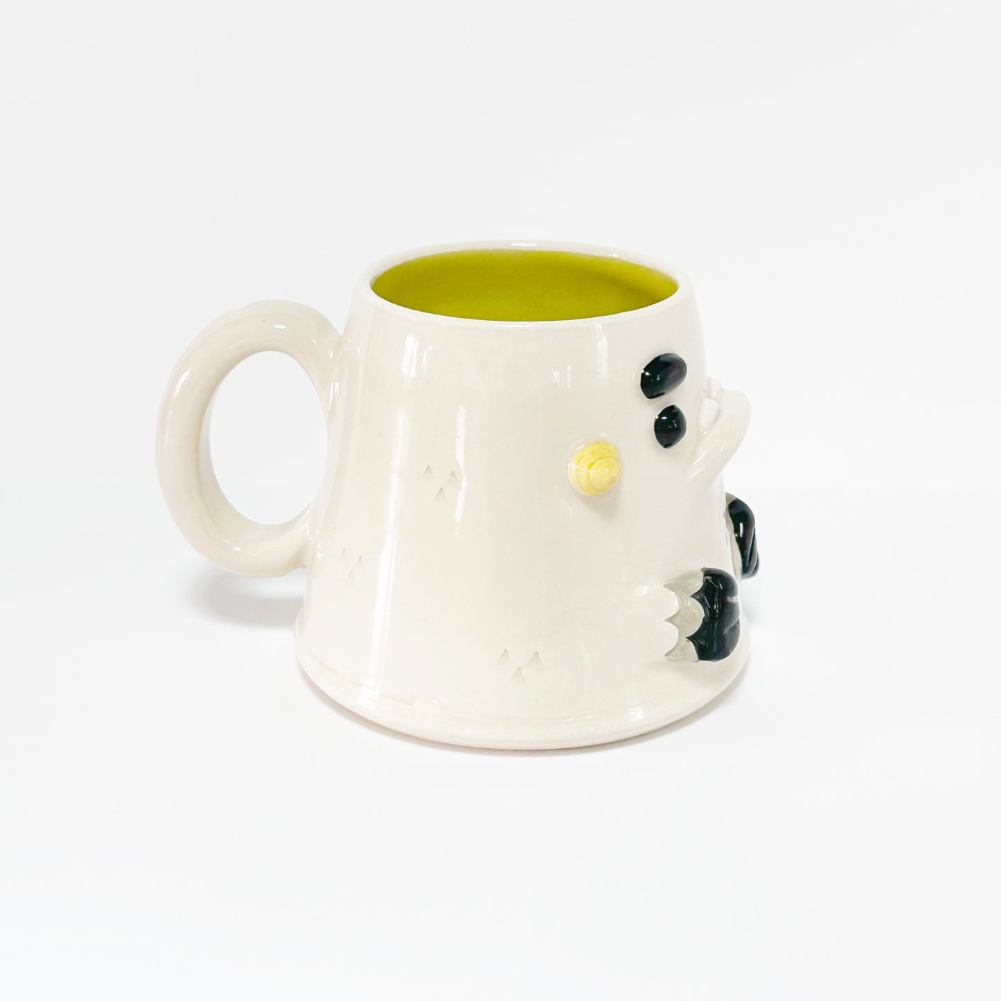 White Monster Mug 9