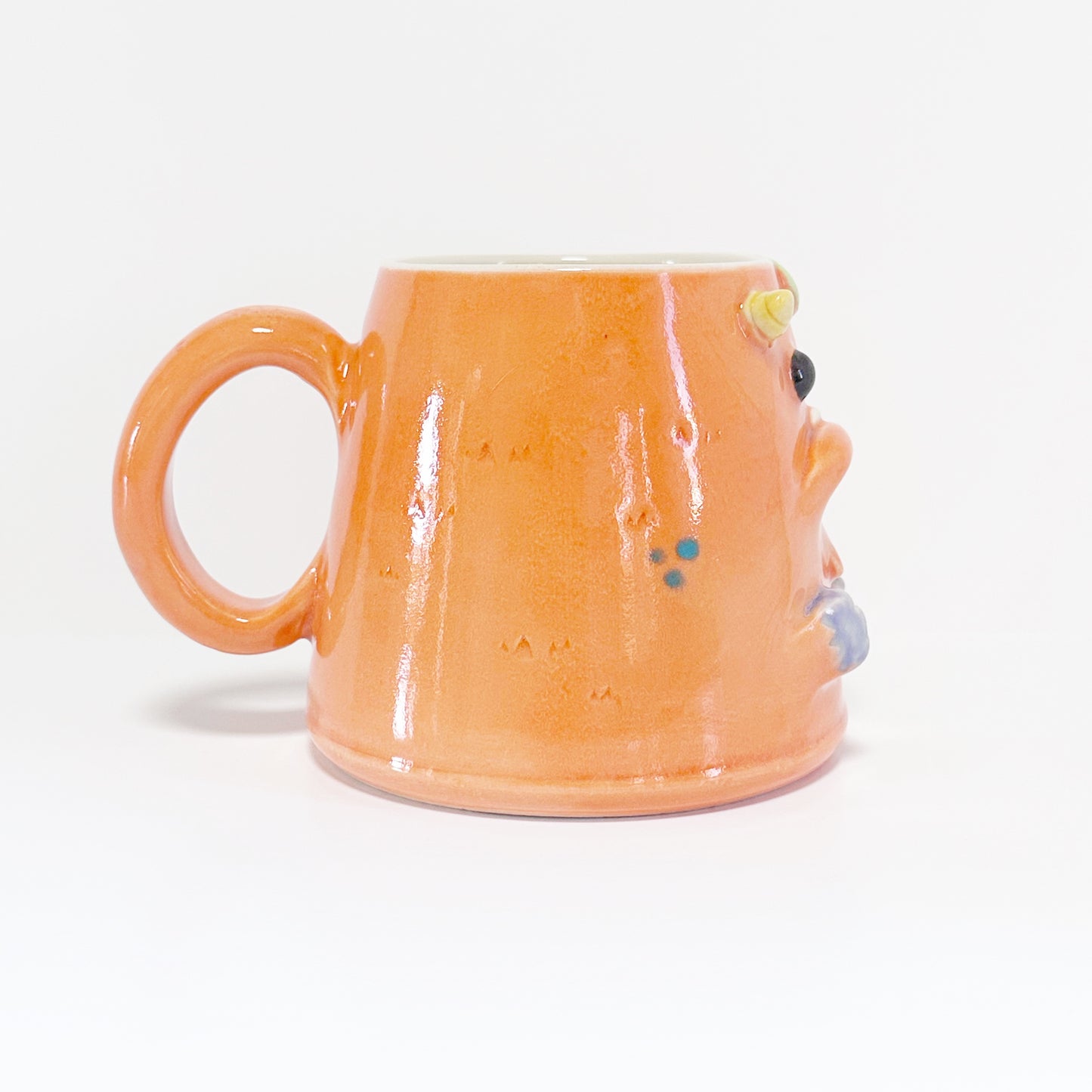 Dark Orange Monster Mug 13