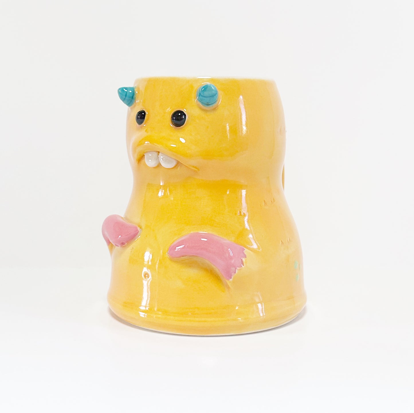 Light Orange Monster Mug 5