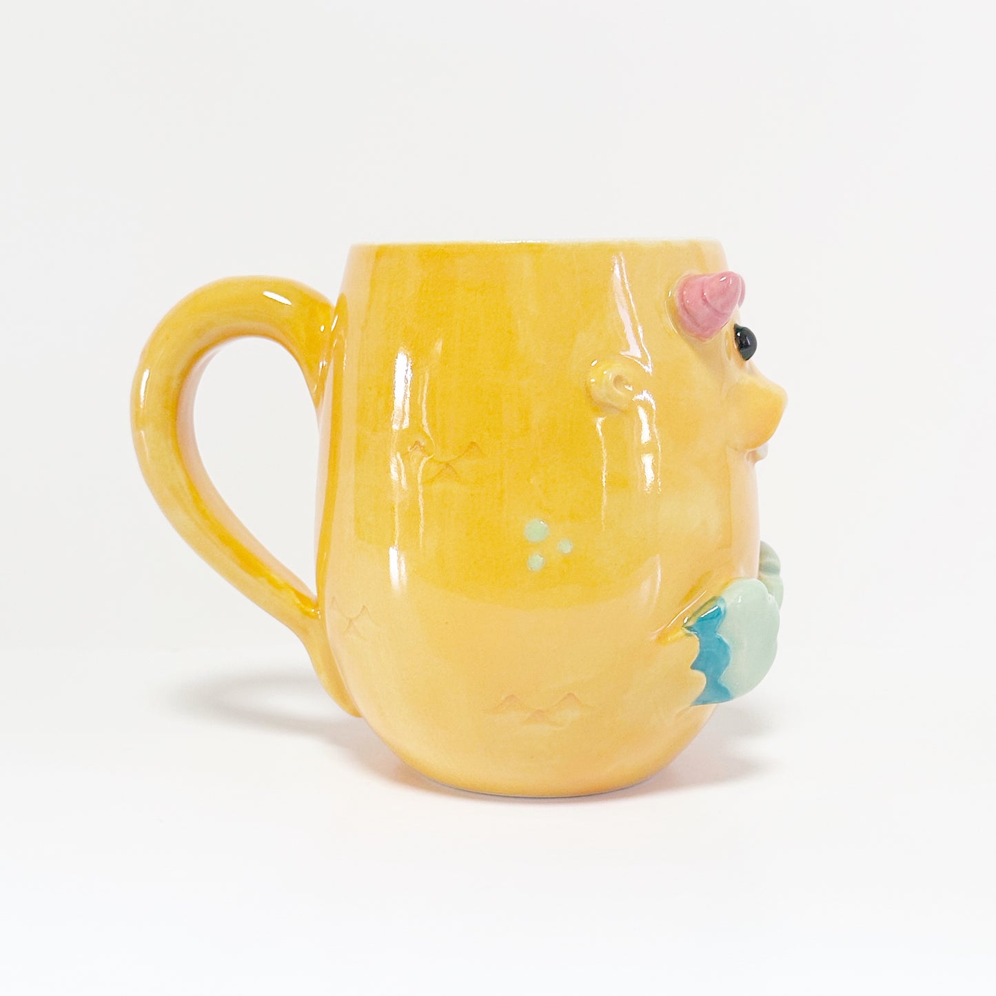 Light Orange Monster Mug 3