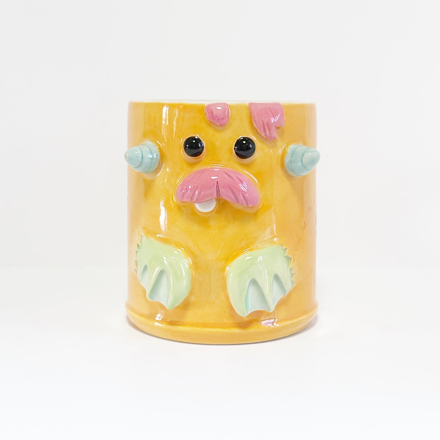 Light Orange Monster Mug 13