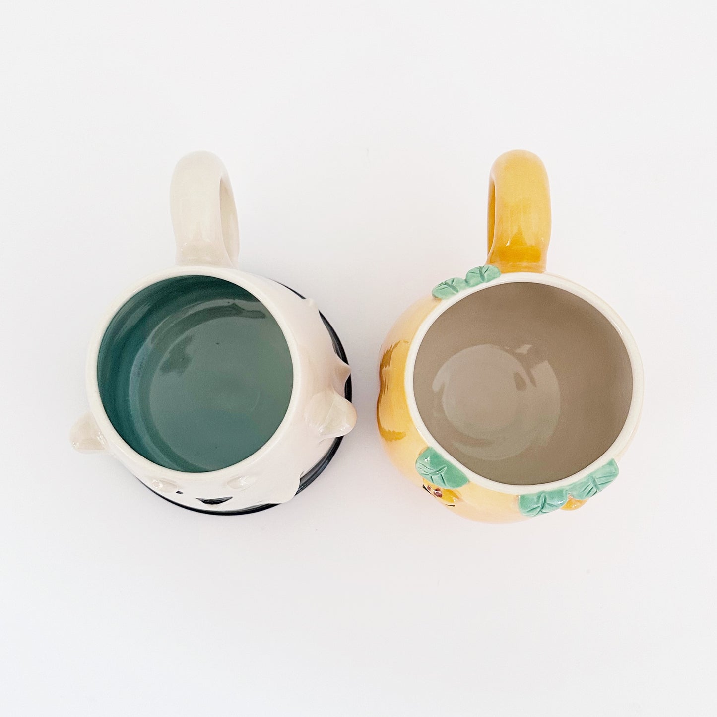 Ghost and Pumpkin Mug Set