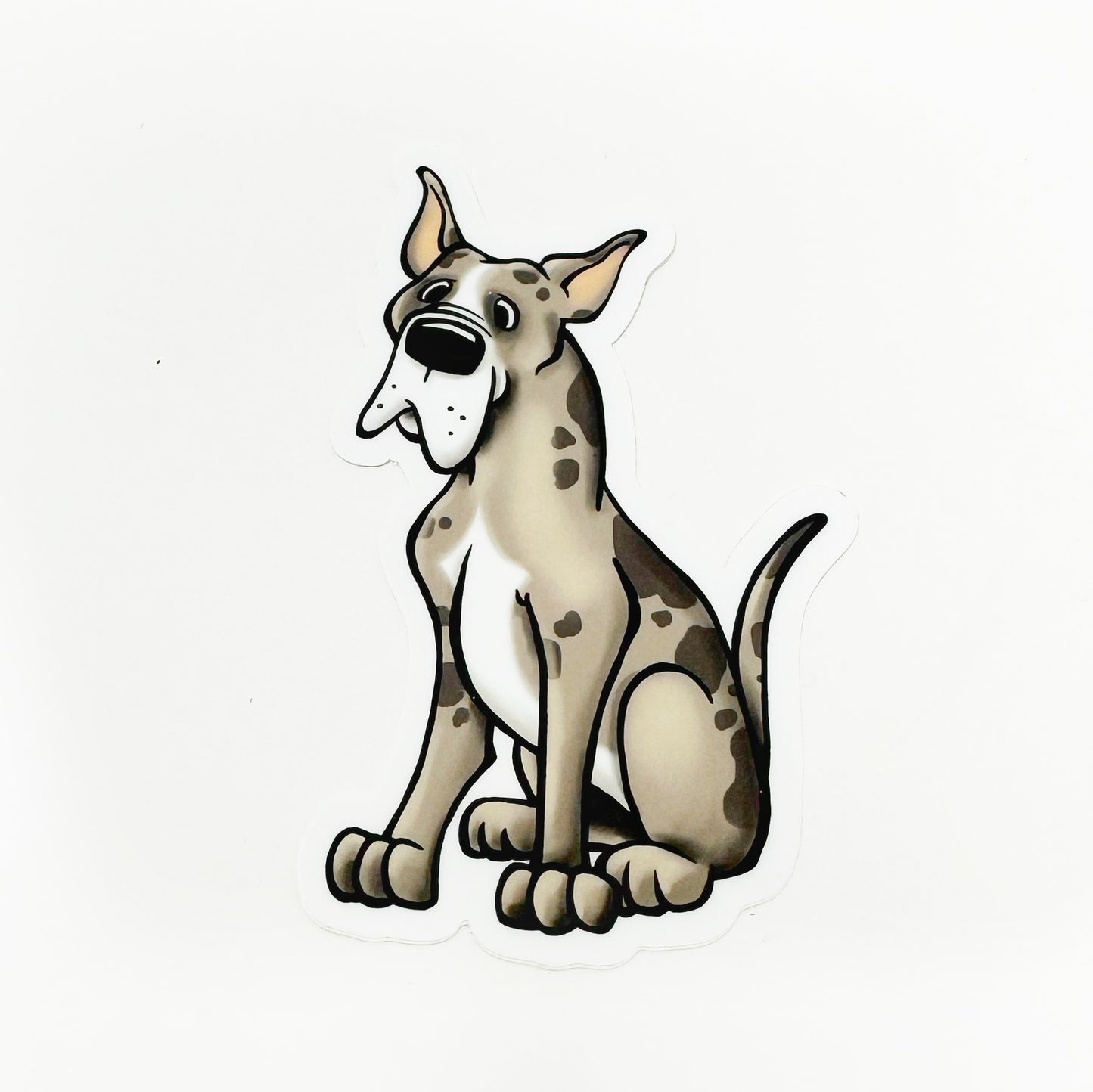 Great Dane Die Cut Sticker
