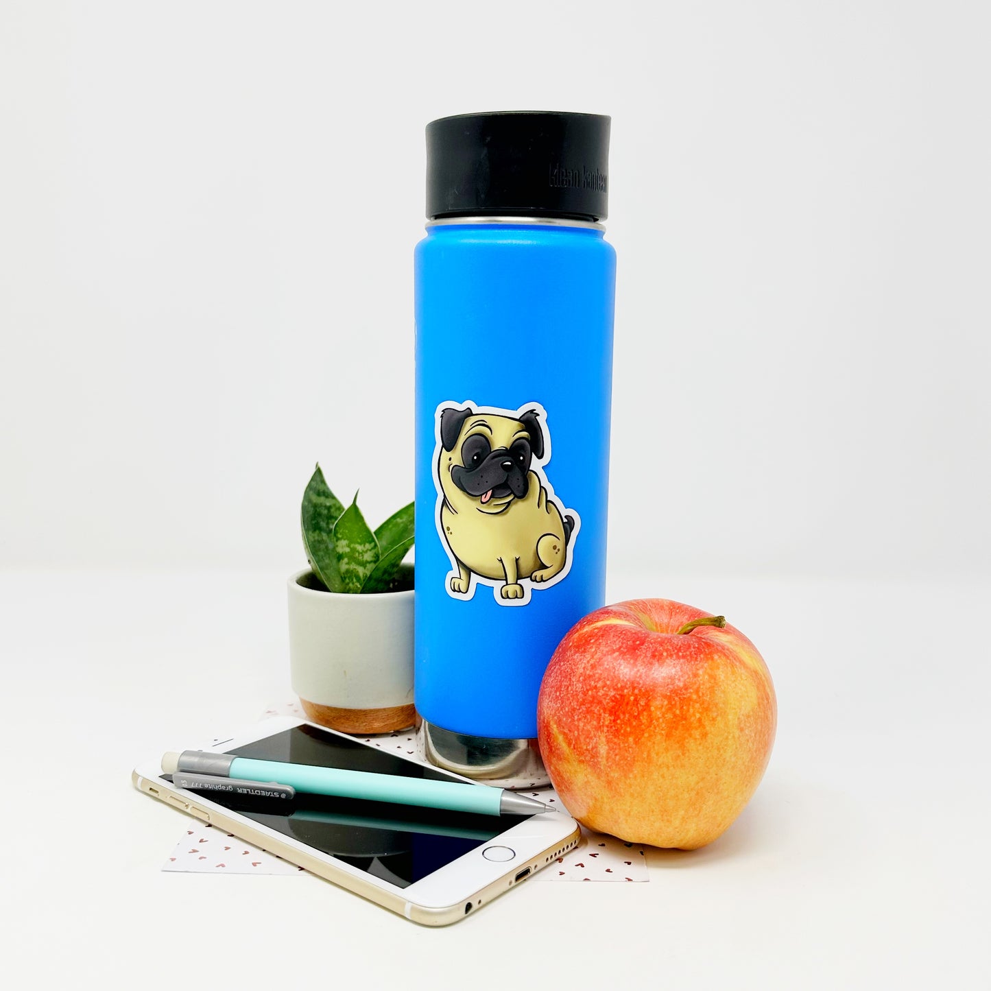 Pug Die Cut Sticker