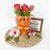 Orange Monster Flower Vase