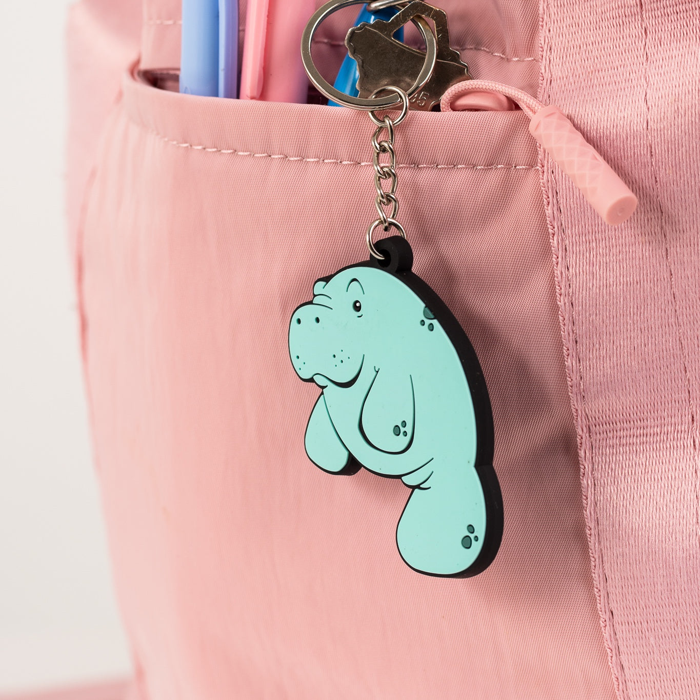 Manatee Keychain