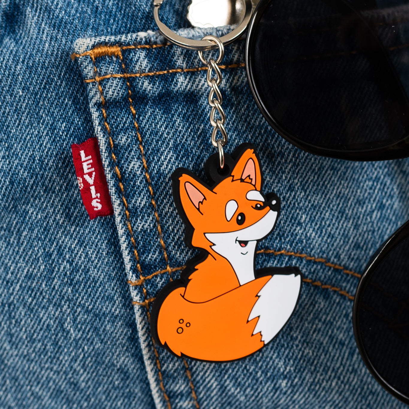 Fox Keychain