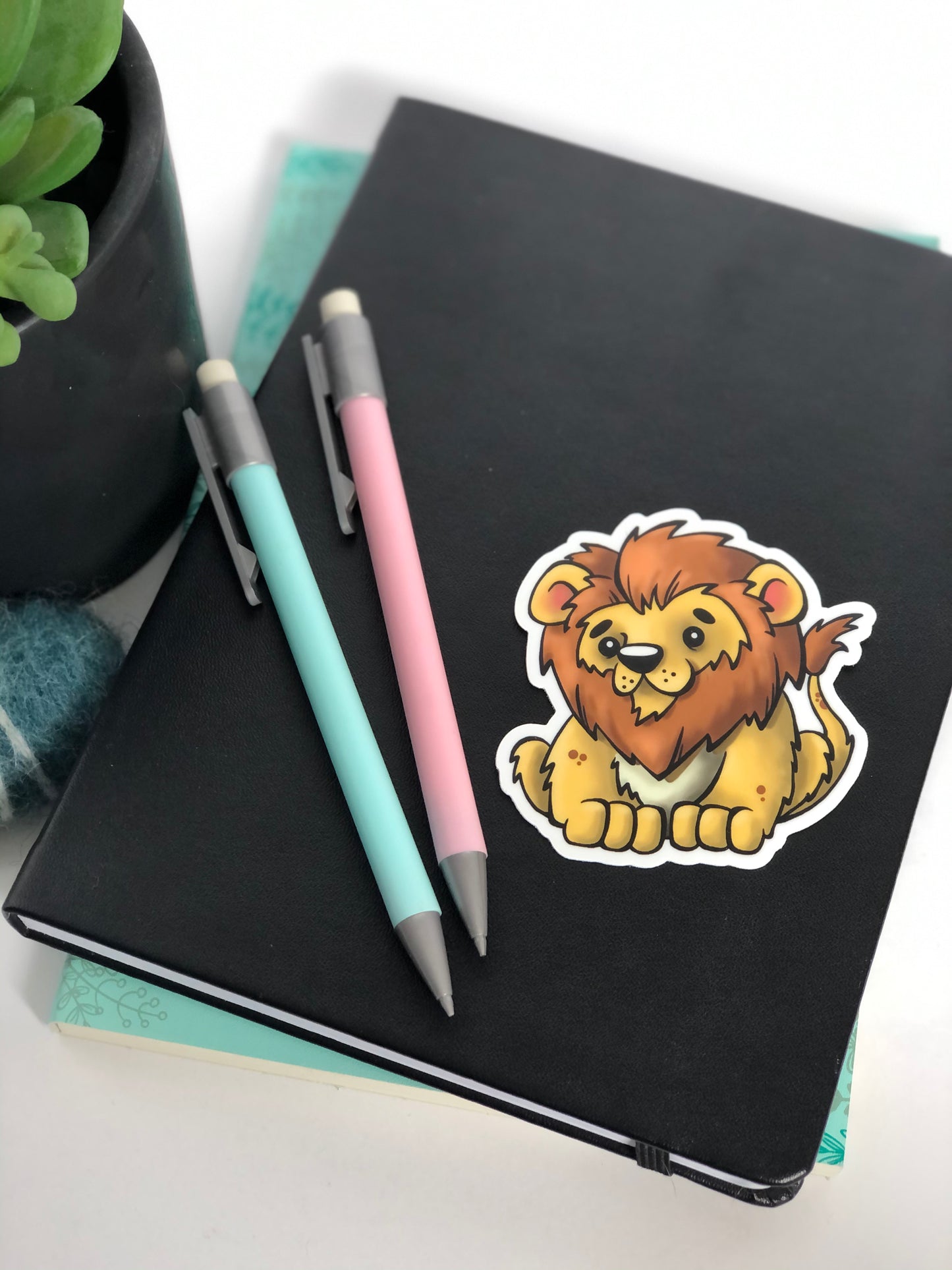 Lion Die Cut Sticker