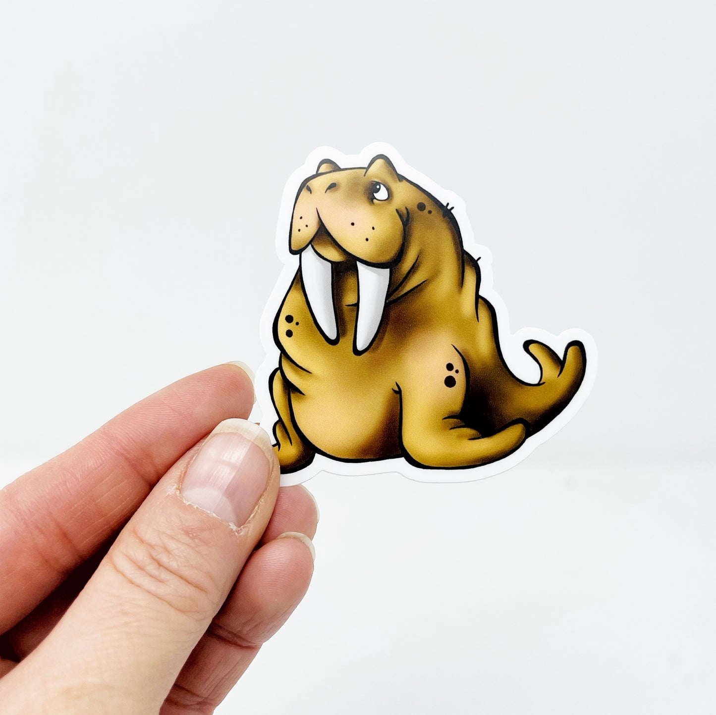 Walrus Die Cut Sticker
