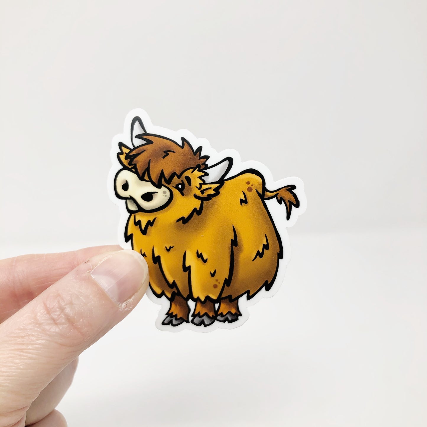 Highland Cow Die Cut Sticker