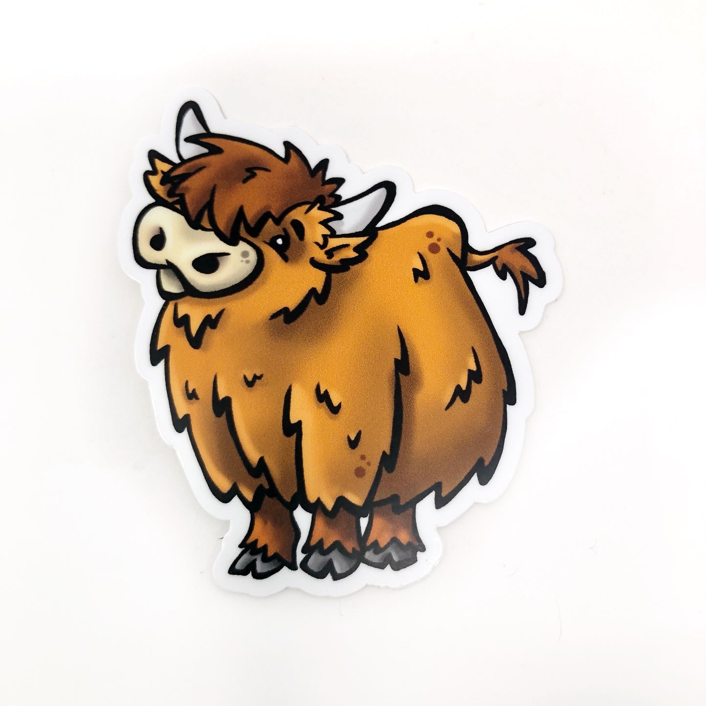 Highland Cow Die Cut Sticker