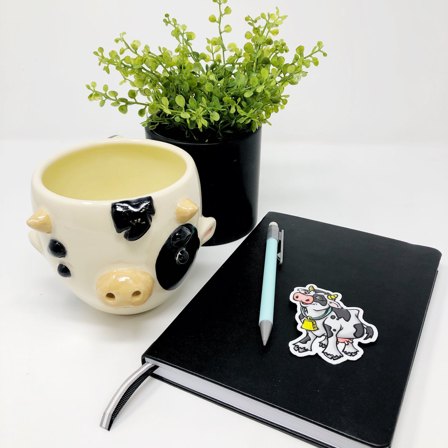 Dairy Cow Die Cut Sticker