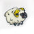 Sheep Die Cut Sticker