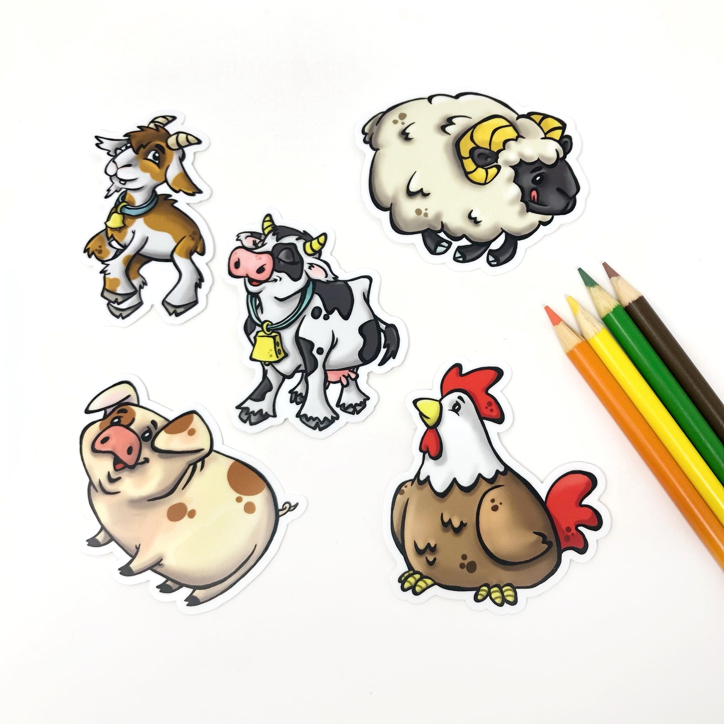 Farm Friends Sticker Pack