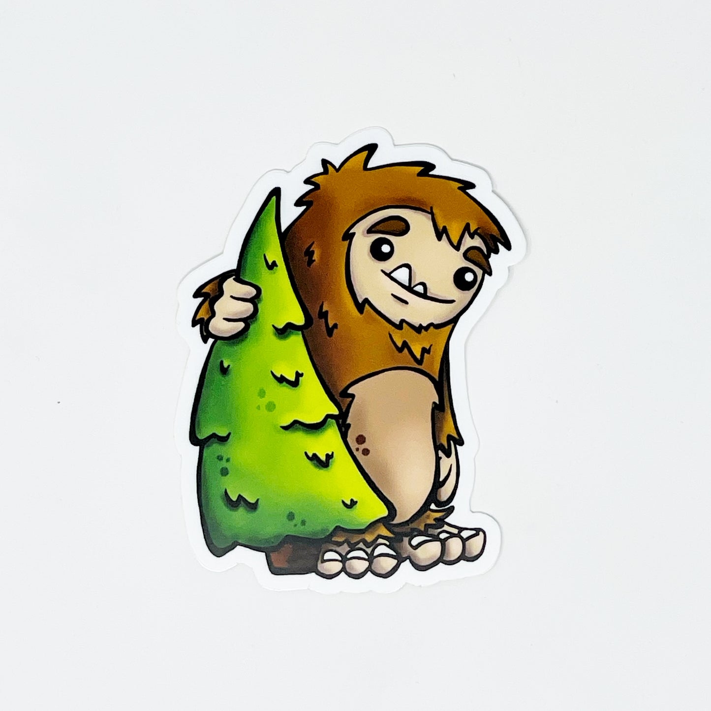 Sasquatch Die Cut Sticker