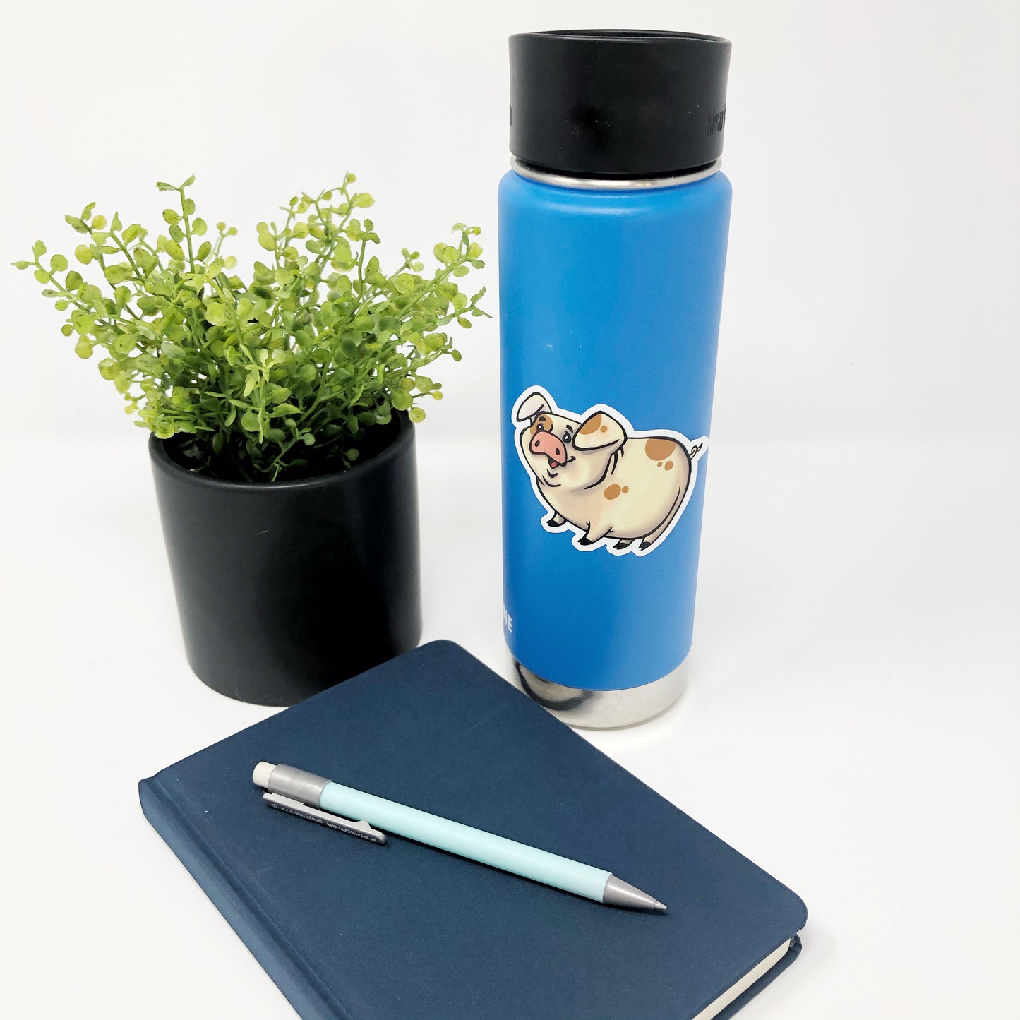 Shropshire Pig Die Cut Sticker