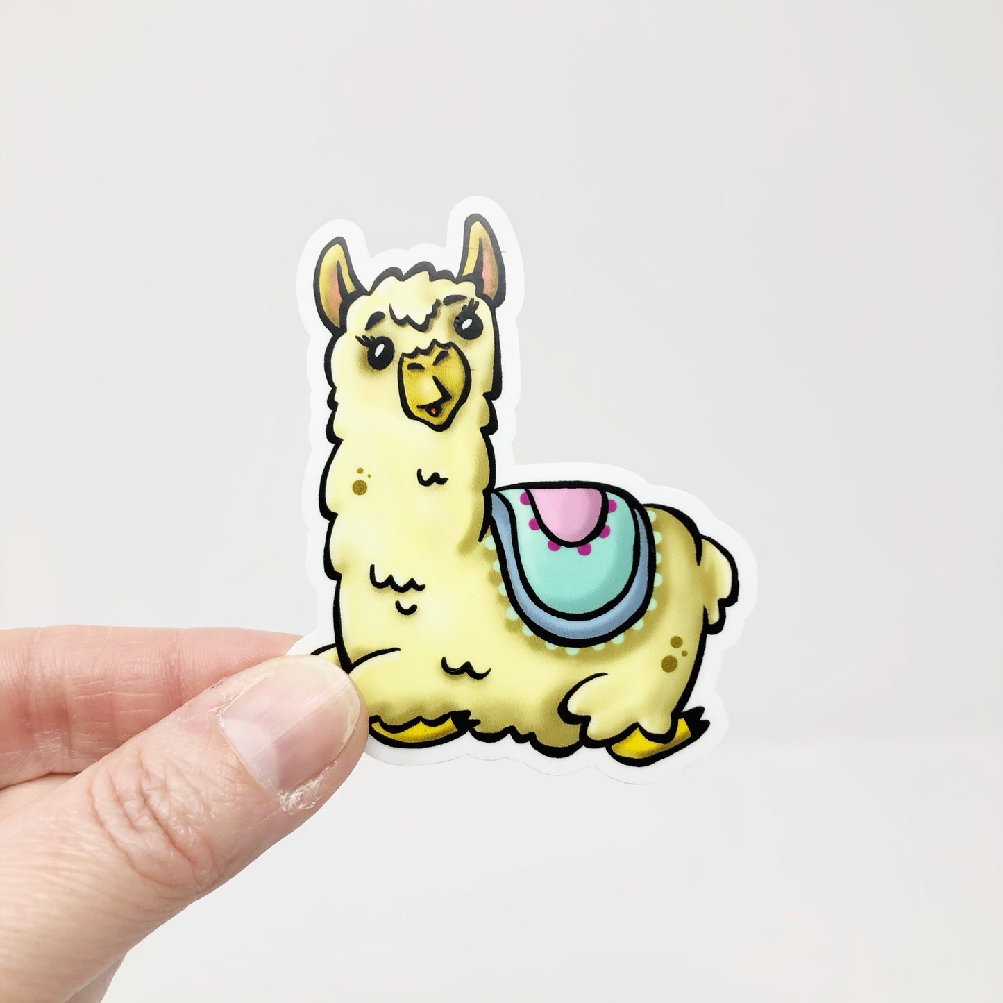 Llama Die Cut Sticker