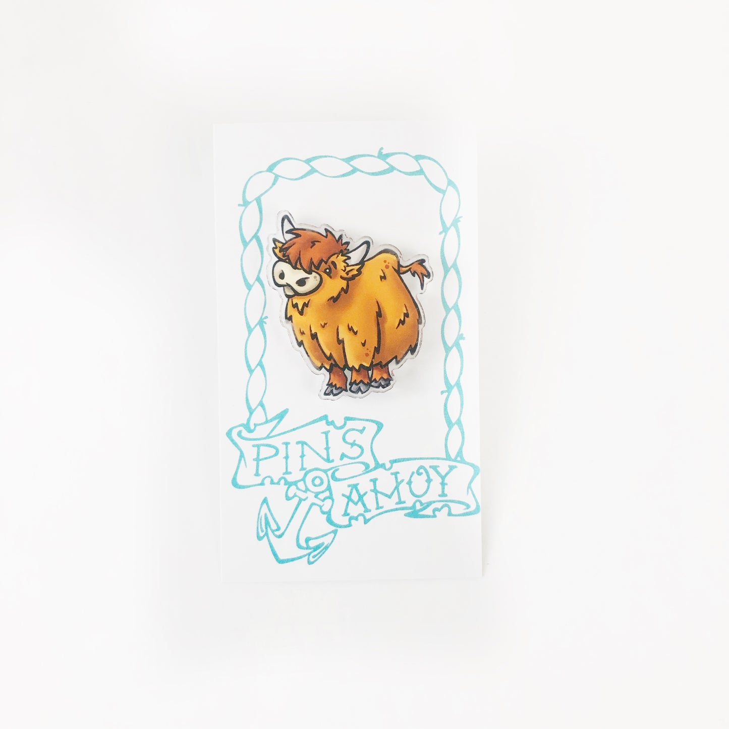 Highland Cow Pin
