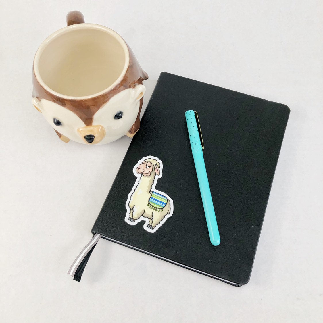 Llama Die Cut Sticker