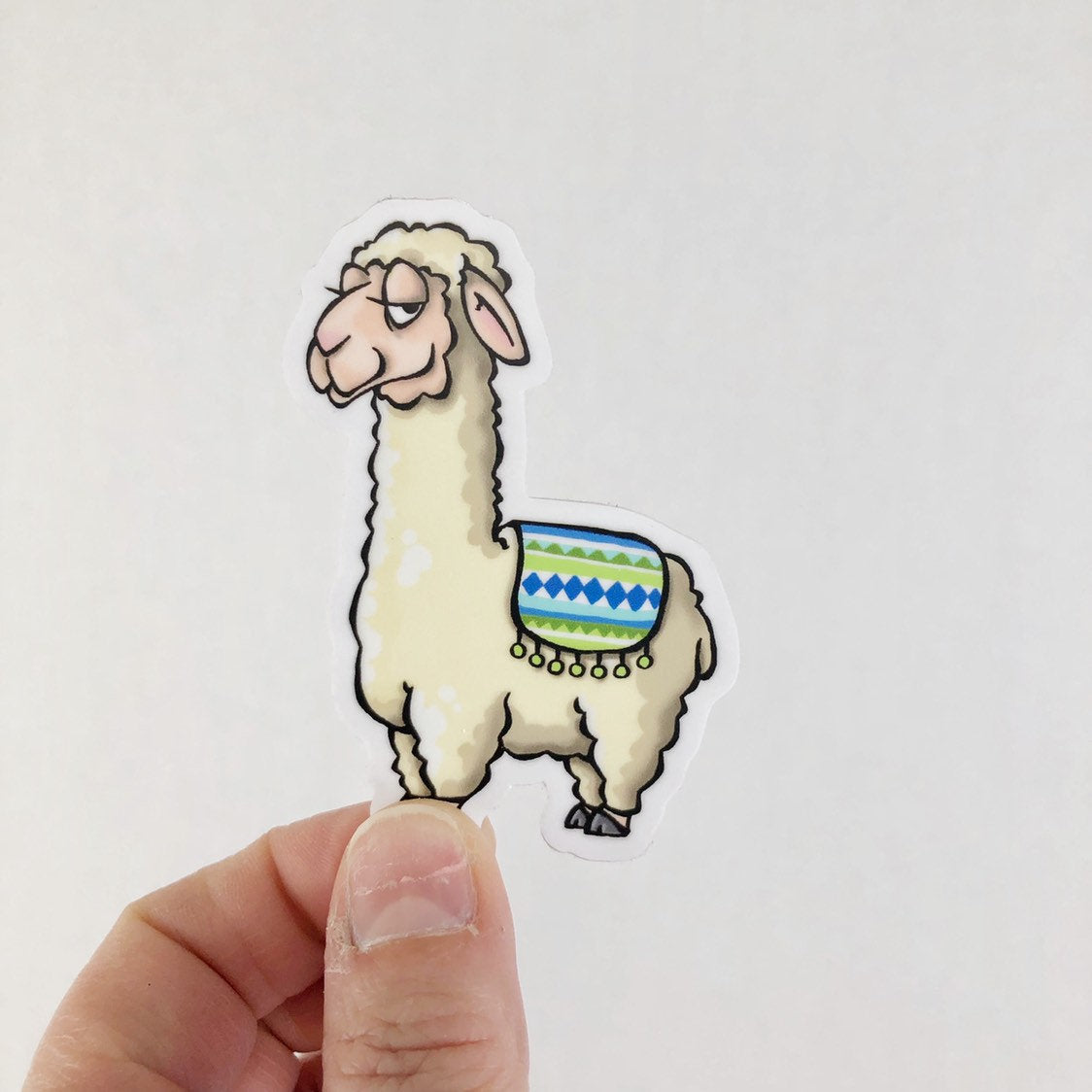 Llama Die Cut Sticker