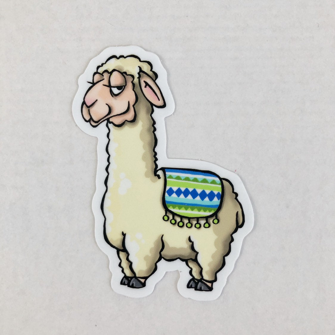 Llama Die Cut Sticker