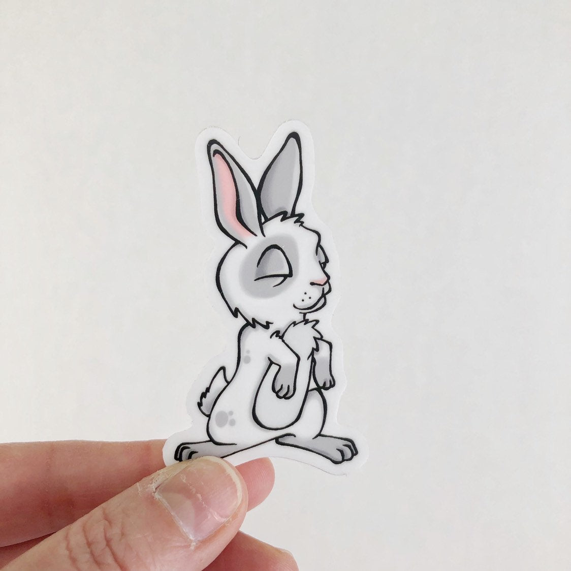 Rabbit Die Cut Sticker