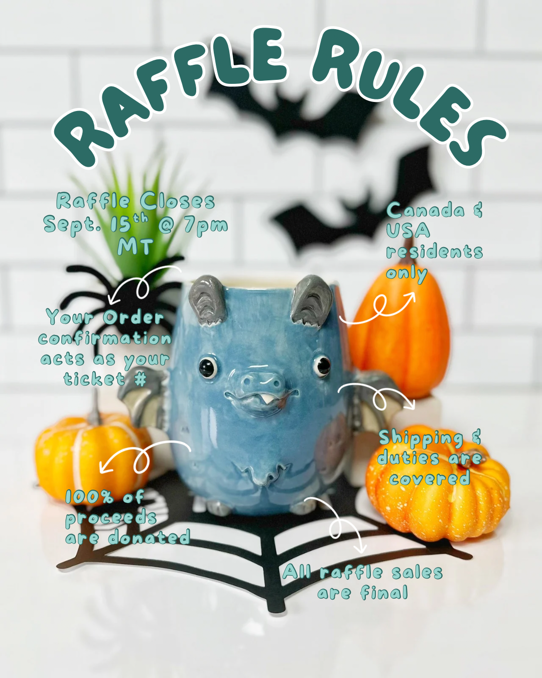 Imagination Library Raffle (Blue Bat & Ghost)