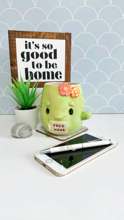 Limited Edition Free Hugs Cactus Mug