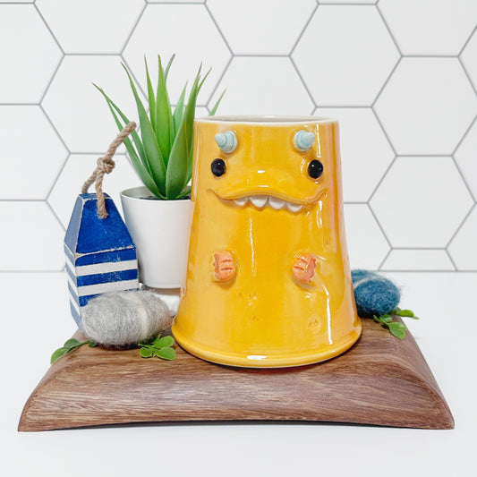 Light Orange Monster Mug 18