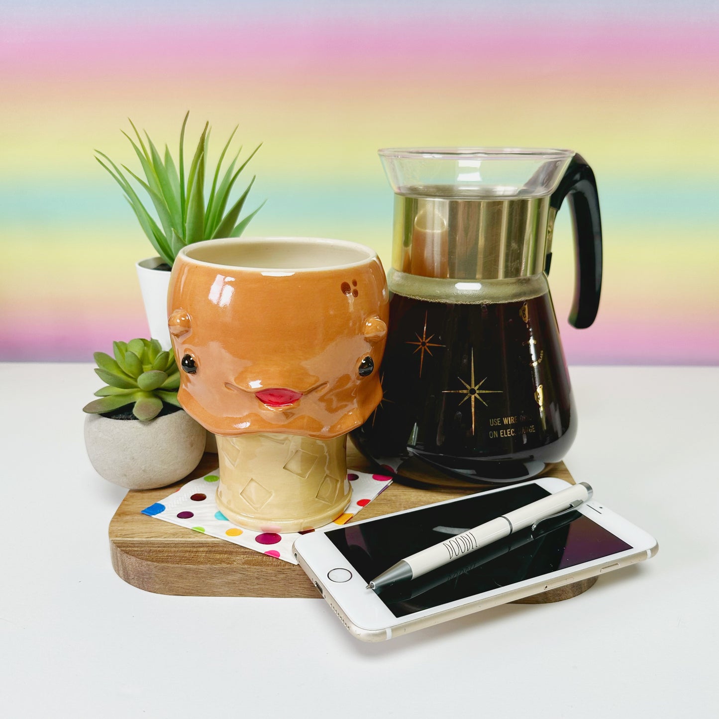 Chocolate Ice Cream Cone Mug