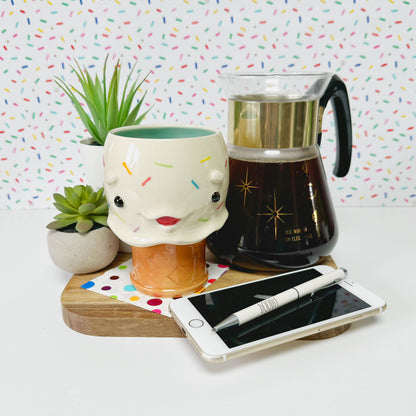 Vanilla Ice Cream Cone Mug