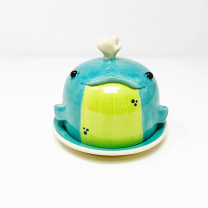 Blue Whale Butter Dish
