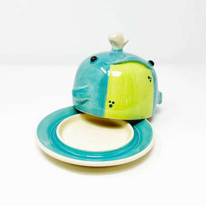 Blue Whale Butter Dish
