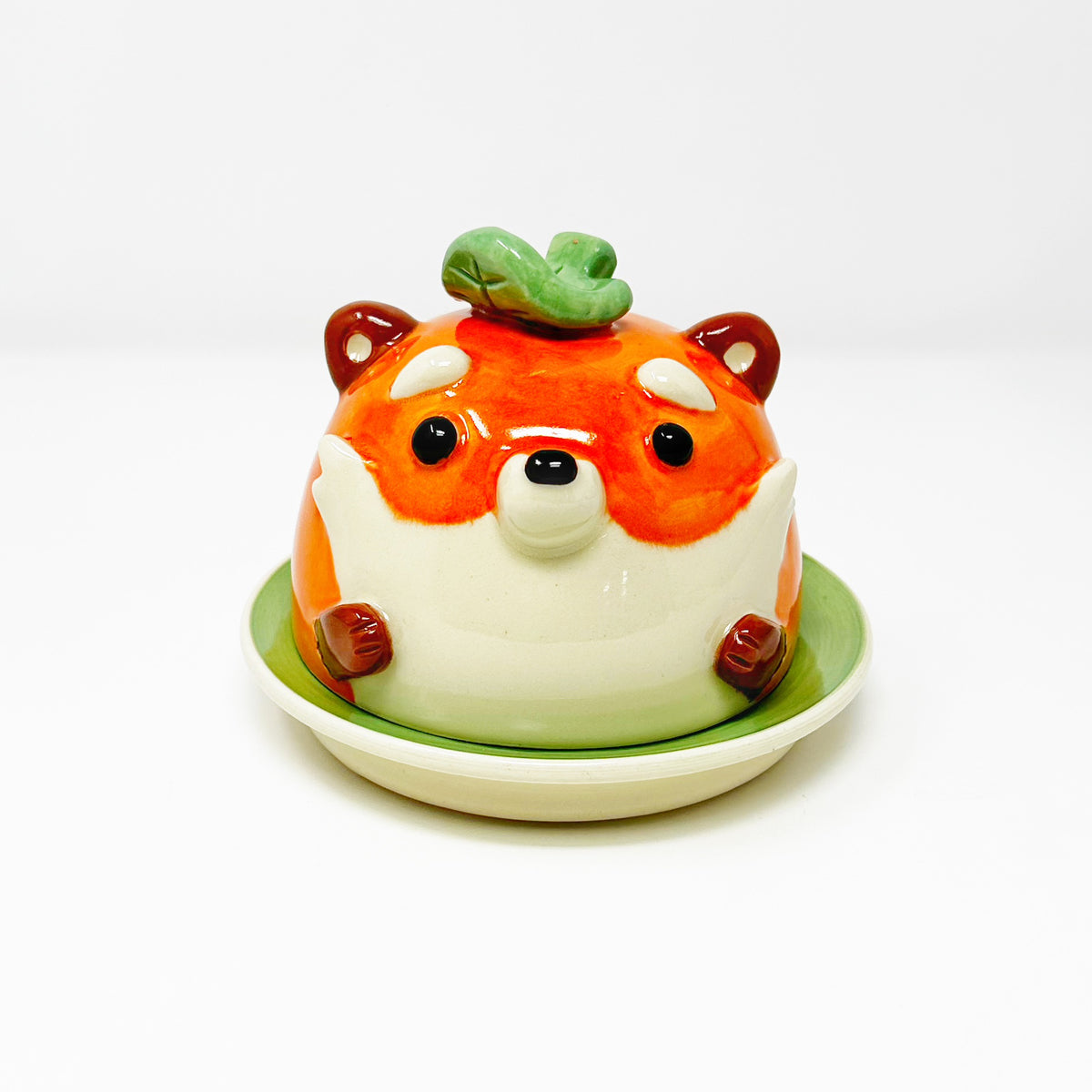 Fox Butter Dish