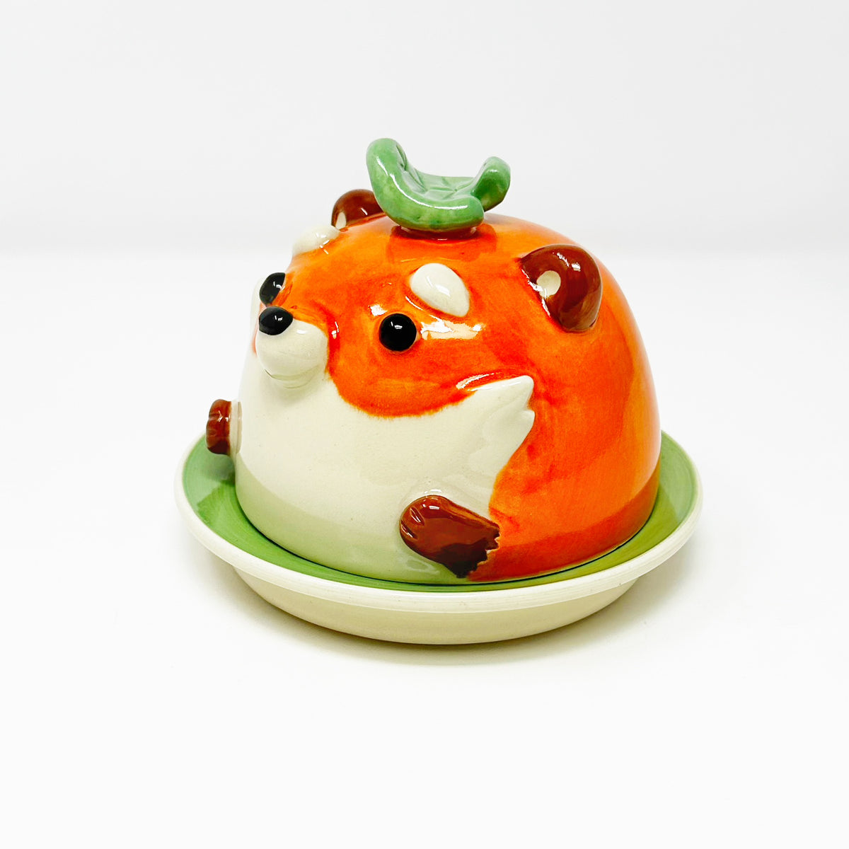 Fox Butter Dish