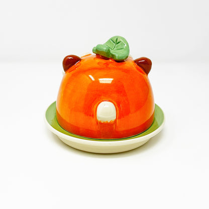 Fox Butter Dish