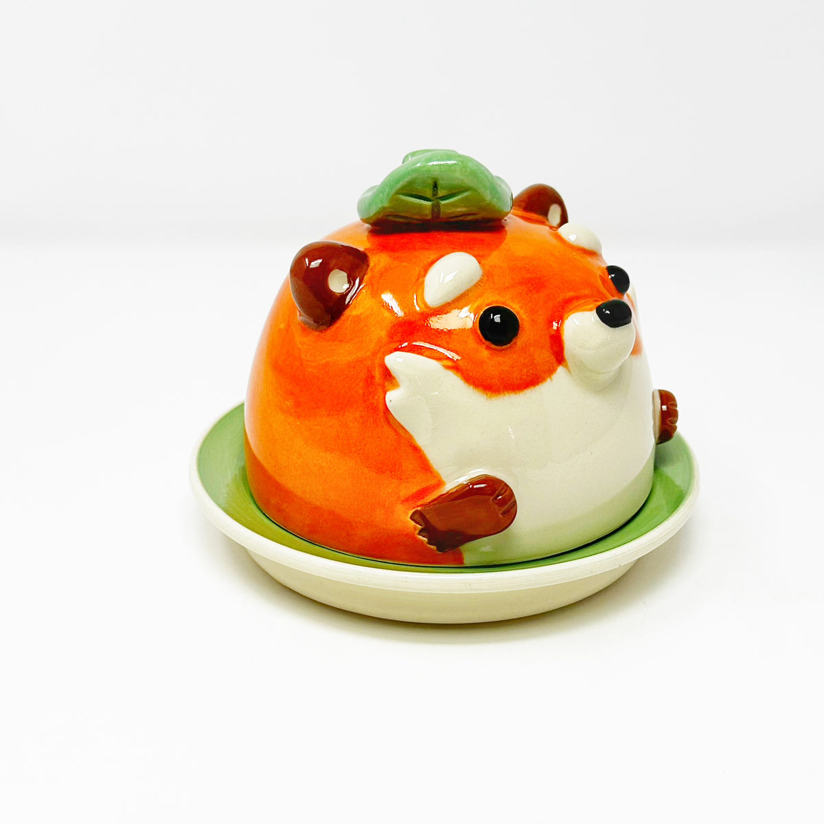 Fox Butter Dish