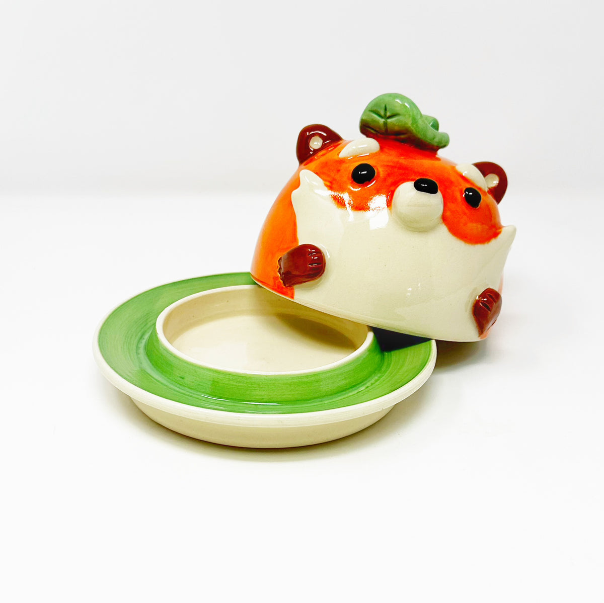 Fox Butter Dish