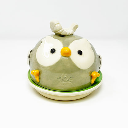 Owl Butter Dish