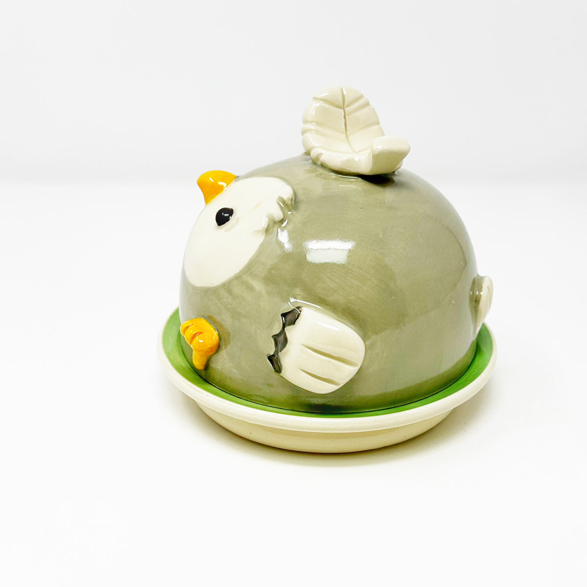 Owl Butter Dish